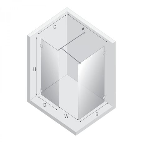 Przejdź do produktu KABINA EVENTA GOLD SHINE WALK-IN U 120x100x200 CZYSTE 8mm ACTIVE SHIELD 2.0