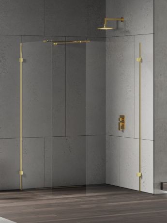 Przejdź do produktu KABINA EVENTA GOLD SHINE WALK-IN U 130x100x200 CZYSTE 8mm ACTIVE SHIELD 2.0