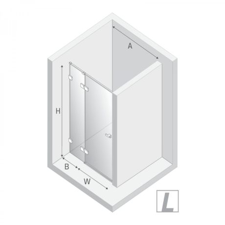 Przejdź do produktu DRZWI WNĘKOWE EVENTA BLACK CHROME 1D L 90x200 CZYSTE 8mm ACTIVE SHIELD 2.0