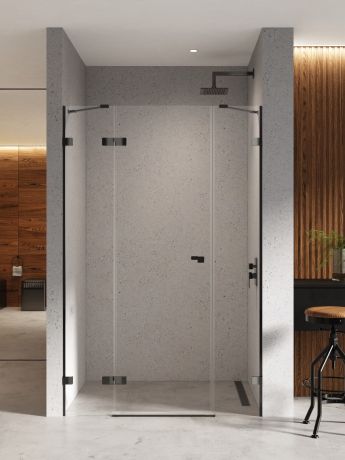 Przejdź do produktu KABINA EVENTA BLACK CHROME 1D PROSTOKĄTNA L 80x70x200 CZYSTE 8mm ACTIVE SHIELD 2.0