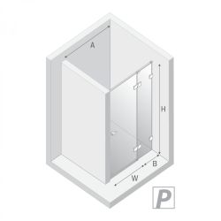 DRZWI WNĘKOWE EVENTA COPPER SHINE 1D P 100x200 CZYSTE 8mm ACTIVE SHIELD 2.0