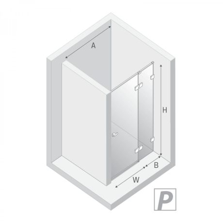 Przejdź do produktu DRZWI WNĘKOWE EVENTA COPPER SHINE 1D P 110x200 CZYSTE 8mm ACTIVE SHIELD 2.0