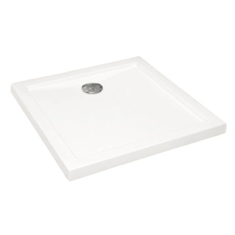 Przejdź do produktu Brodzik kwadratowy 90x90x5,5 cm Kerra Oskar 90 biały