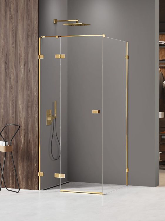 KABINA AVEXA GOLD SHINE XR 1D PROSTOKĄTNA L 80x100x200 CZYSTE 6mm ACTIVE SHIELD 2.0