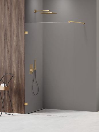 Przejdź do produktu NZ4 KABINA AVEXA GOLD SHINE XR WALK-IN U 140x200 CZYSTE 6mm ACTIVE SHIELD 2.0