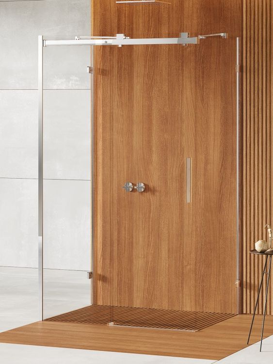 NZ4 KABINA SOFTI X 1D PROSTOKĄTNA PRZYŚCIENNA P 120x100x200 CZYSTE 8mm ACTIVE SHIELD 2.0