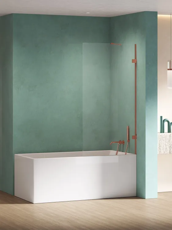 PARAWAN NAWANNOWY EVENTA COPPER SHINE U 60x150 CZYSTE 8mm ACTIVE SHIELD 2.0  WSP. PROSTOPADŁY
