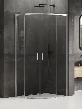 Przejdź do produktu KABINA PÓŁOKRĄGŁA PRIME 2D PÓŁOKRĄGŁA  90x90x200   ACTIVE SHIELD 2.0