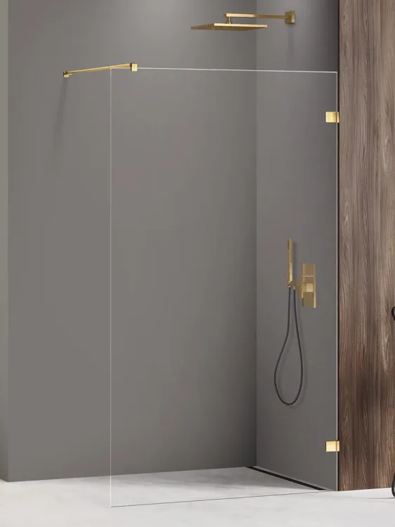 KABINA AVEXA GOLD SHINE WALK-IN U 90x200 CZYSTE 8mm ACTIVE SHIELD 2.0