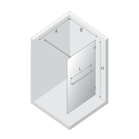 Przejdź do produktu KABINA AVEXA GOLD BRUSHED WALK-IN U 120x200 CZYSTE 6mm ACTIVE SHIELD 2.0 WIESZAK