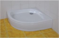 Sanplast BP/FREE+ST11 Brodzik półokrągły 100x100x9 cm ze stelażem 615-040-0241-01-000