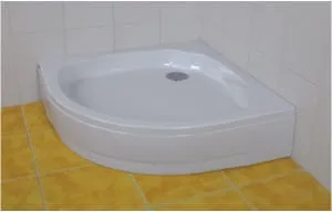 Sanplast BP/FREE+ST11 Brodzik półokrągły 100x100x9 cm ze stelażem 615-040-0241-01-000