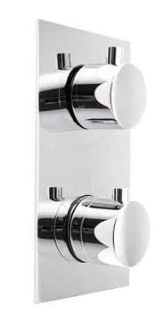 Bateria prysznicowa termostatyczna podtynkowa 2-drożna kompletna Sapho Kimura KU385 chrom