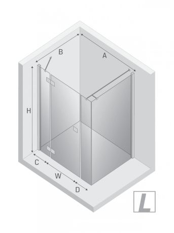 Przejdź do produktu NZ4 KABINA REFLEXA 1D PROSTOKĄTNA L 150x90x200 CZYSTE 6mm ACTIVE SHIELD 2.0