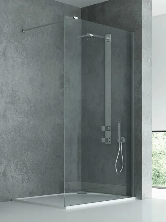 KABINA NEW MODUS WALK-IN U 80x200 CZYSTE 8mm ACTIVE SHIELD 2.0