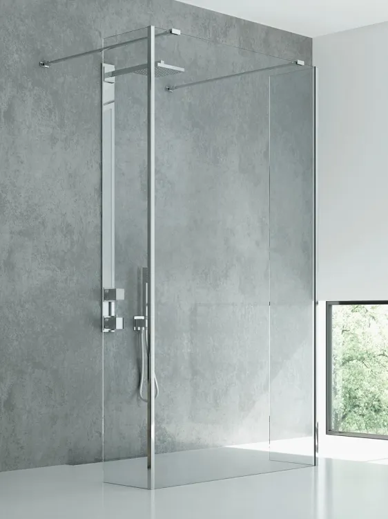 KABINA NEW MODUS ŚCIANKA U 100x200 CZYSTE 8mm ACTIVE SHIELD 2.0