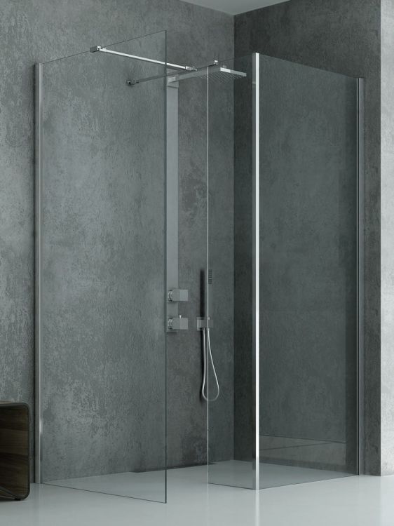 KABINA NEW MODUS ŚCIANKA U 100x200 CZYSTE 8mm ACTIVE SHIELD 2.0
