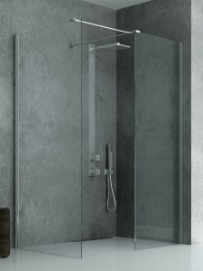 KABINA NEW MODUS WALK-IN U 140x100x200 CZYSTE 8mm ACTIVE SHIELD 2.0