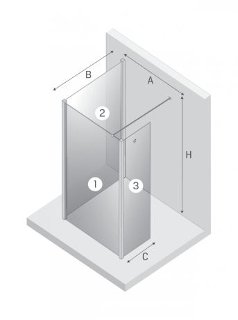 Przejdź do produktu KABINA NEW MODUS BLACK ŚCIANKA U 110x200 CZYSTE 8mm ACTIVE SHIELD 2.0