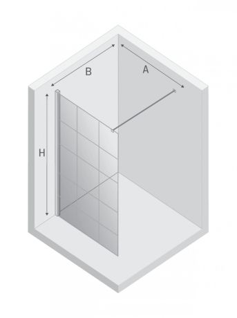 Przejdź do produktu KABINA NEW MODUS BLACK ŚCIANKA U 130x200 CZYSTE 8mm ACTIVE SHIELD 2.0 WZÓR KRATKA