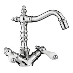 Retro bateria bidetowa Giulini Praga chrom 7558CR