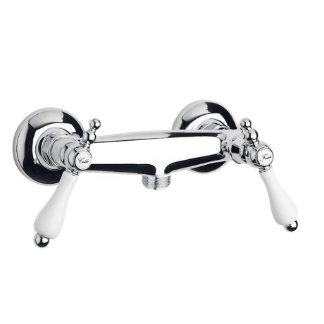 Przejdź do produktu Retro Bateria prysznicowa ścienna Giulini Praga 7507 chrom 