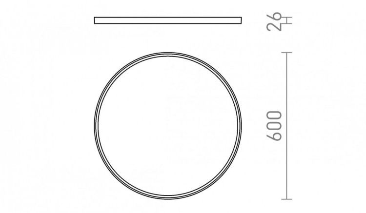 LANA 60 natynkowa biała plastik 230V LED 50W 3000K 4000K 6000K
