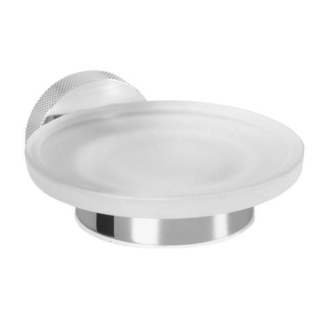 Przejdź do produktu LARISSA mydelniczka, sklo mleczne, chrom