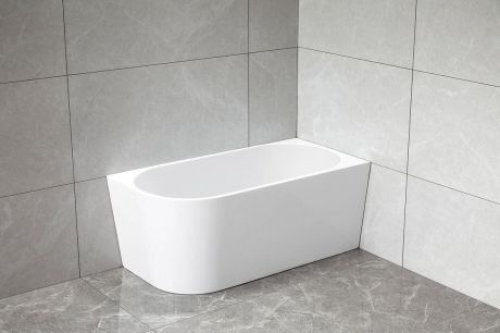 Przejdź do produktu TIBERA R wanna przyścienna, narożna 150x75cm, biały