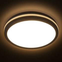 SONO 40 natynkowa czarna plastik 230V LED 40W IP65 3000K 4000K 6000K