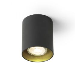 MANTOVA I sufitowa czarna/złota  230V LED GU10 7W