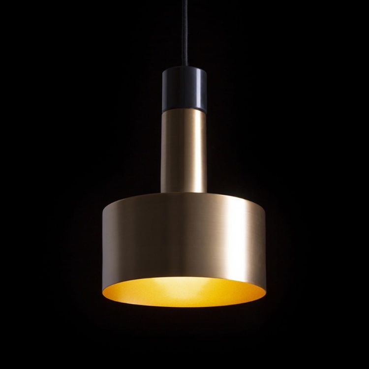 DIVINA wisząca mosiądz/decor czarny 230V LED E27 5W
