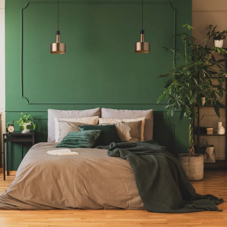 DIVINA wisząca mosiądz/decor czarny 230V LED E27 5W