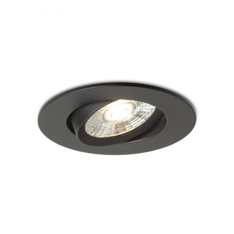 Przejdź do produktu NEFRIT DIMM wpuszczana czarna 230V LED 6W 36° 3000K