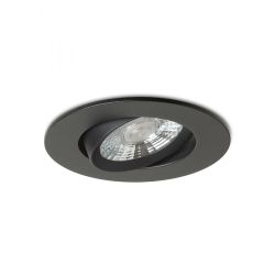 NEFRIT DIMM wpuszczana czarna 230V LED 6W 36° 3000K