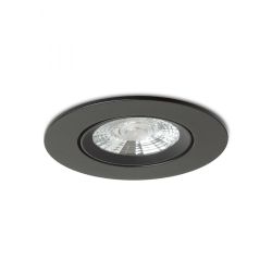NEFRIT DIMM wpuszczana czarna 230V LED 6W 36° 3000K