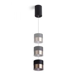JUNIPER wisząca z regulacją wysokości biała chrom 230V LED 15W 36°  3000K