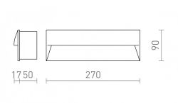 REP 27 wpuszczana biała 230V LED 10W 90° IP65 3000K