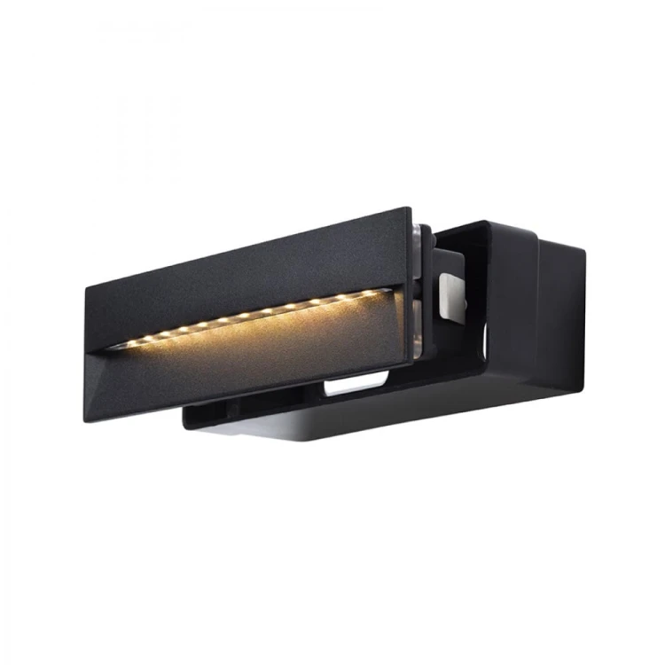 REP 18 wpuszczana czarna 230V LED 6W IP65 3000K