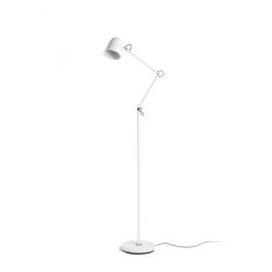 DANNY podłogowa biała nikiel mat 230V LED E14 5W