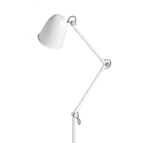 Przejdź do produktu DANNY podłogowa biała nikiel mat 230V LED E14 5W