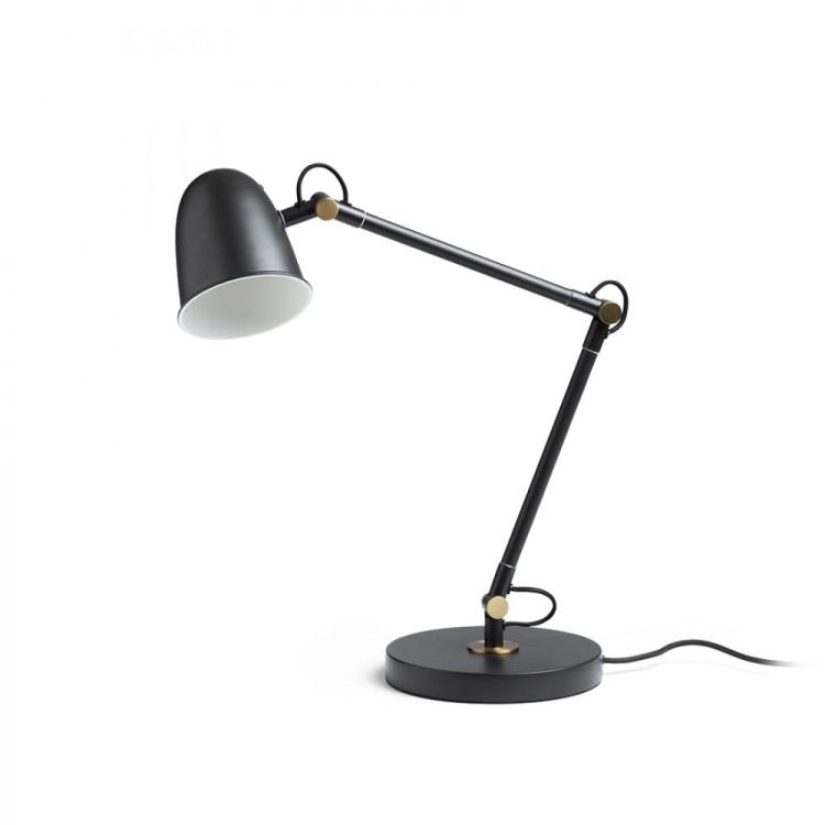 DANNY stołowa biała nikiel mat 230V LED E14 5W