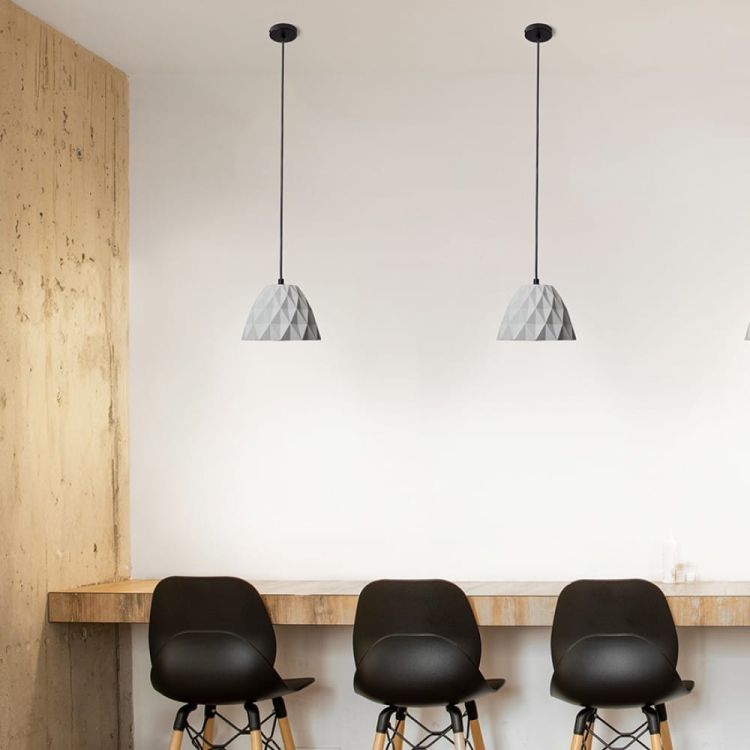 NAPLES wisząca beton 230V LED E27 7W