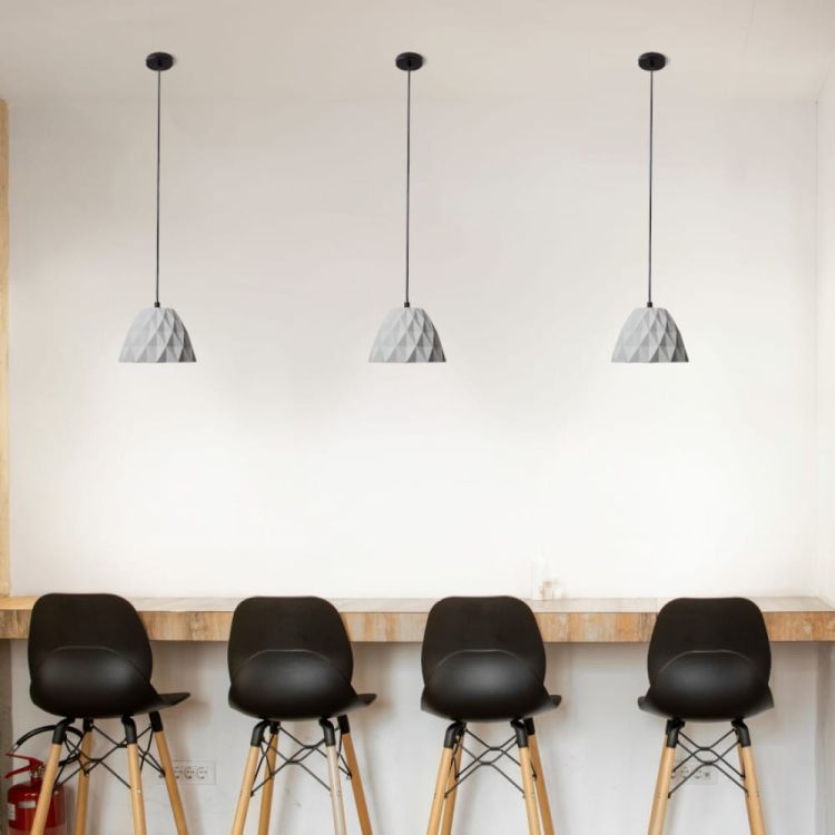 NAPLES wisząca beton 230V LED E27 7W