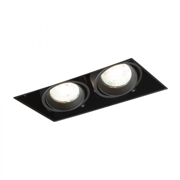 ELECTRA II GU10 frameless czarna 230V LED GU10 8W