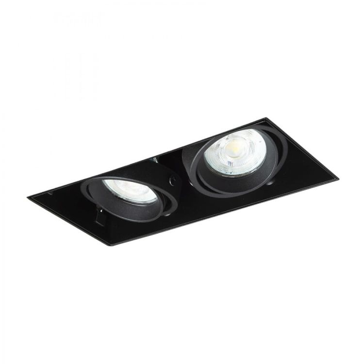 ELECTRA II GU10 frameless czarna 230V LED GU10 8W