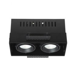 ELECTRA II GU10 frameless czarna 230V LED GU10 8W