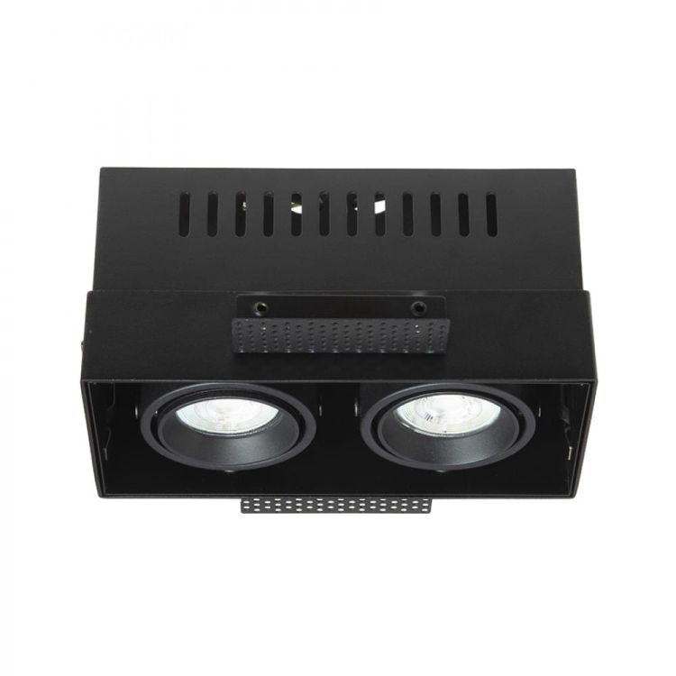 ELECTRA II GU10 frameless czarna 230V LED GU10 8W