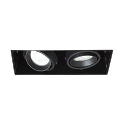 ELECTRA II GU10 frameless czarna 230V LED GU10 8W