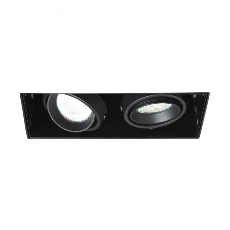 ELECTRA II GU10 frameless czarna 230V LED GU10 8W